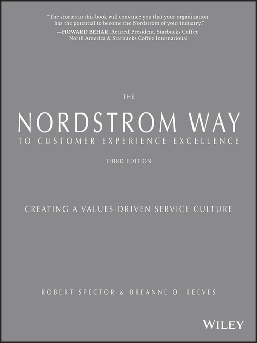 Title details for The Nordstrom Way to Customer Experience Excellence by Robert Spector - Wait list